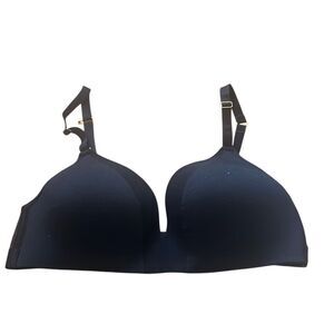 Black Wireless T-Shirt Bra Everyday Comfort‎ Adjustable Straps